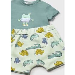 1277 Conjunto pantalón corto pato  mayoral. ROPA PARA BEBES ,PREMAMA Y COLEGIAL - DE 0 5 AÑOS INFANTIL VERANO RECIEN NACIDO