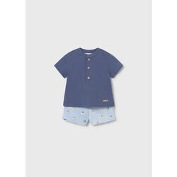 1281 Conjunto pantalón corto y polo mayoral. ROPA PARA BEBES ,PREMAMA Y COLEGIAL - DE 0 5 AÑOS INFANTIL VERANO RECIEN NACIDO