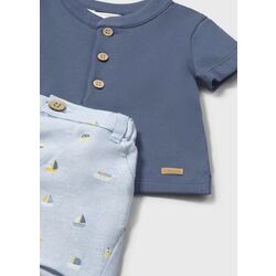 1281 Conjunto pantalón corto y polo mayoral. ROPA PARA BEBES ,PREMAMA Y COLEGIAL - DE 0 5 AÑOS INFANTIL VERANO RECIEN NACIDO