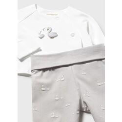 1506 Set regalo conjunto polaina mayoral. ROPA PARA BEBES ,PREMAMA Y COLEGIAL - DE 0 5 AÑOS INFANTIL VERANO RECIEN NACIDO