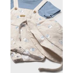 1607 Pelele peto y gorro mayoral. ROPA PARA BEBES ,PREMAMA Y COLEGIAL - DE 0 5 AÑOS INFANTIL VERANO RECIEN NACIDO MAYORAL 0-1 55