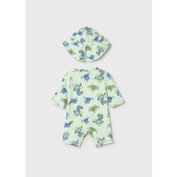 1620 Conjunto baño pelele con gorro mayoral. ROPA PARA BEBES ,PREMAMA Y COLEGIAL - DE 0 5 AÑOS INFANTIL VERANO RECIEN NACIDO