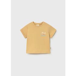 1077 Camiseta manga corta miel  mayoral. ROPA PARA BEBES ,PREMAMA Y COLEGIAL - DE 0 5 AÑOS INFANTIL VERANO RECIEN NACIDO MAYORAL