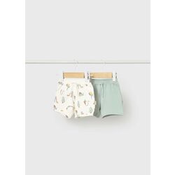 1292 Set dos pantalones cortos menta  mayoral. ROPA PARA BEBES ,PREMAMA Y COLEGIAL - DE 0 5 AÑOS INFANTIL VERANO RECIEN NACIDO
