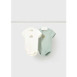 1739  Menta Set 2 bodys MAYORAL. ROPA PARA BEBES ,PREMAMA Y COLEGIAL - DE 0 5 AÑOS INFANTIL VERANO INTERIOR Bodys NIÑO