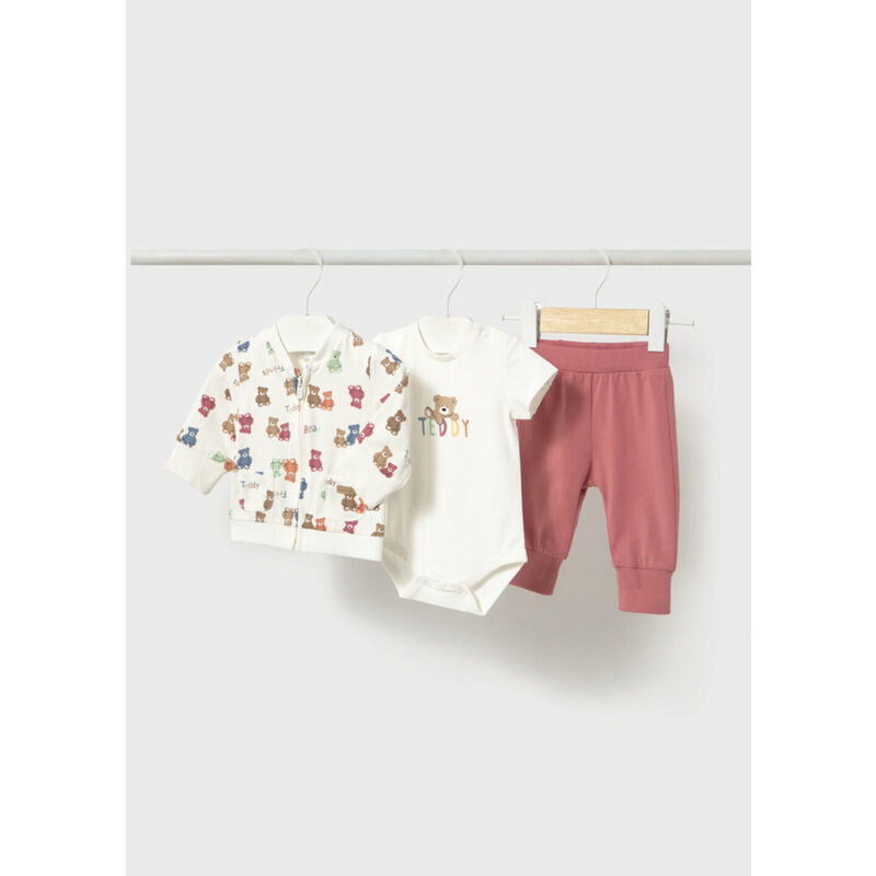 1891  Chandal 3 piezas body terracota  mayoral. ROPA PARA BEBES ,PREMAMA Y COLEGIAL - DE 0 5 AÑOS INFANTIL VERANO NIÑA Chandal .