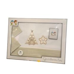 11055 TRIPTICO SABANAS DE CUNA 60 X120 GAMBERRITOS. MOBILIARIO Y DECORACION PARA BEBE - ROPA CUNA MINICUNA SABANAS . Color