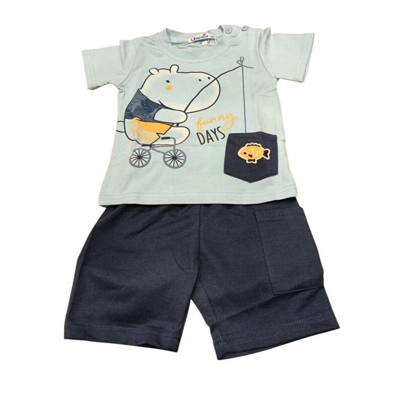 2069 Conjunto niño garvel. ROPA PARA BEBES ,PREMAMA Y COLEGIAL - DE 0 5 AÑOS INFANTIL VERANO NIÑO Conjuntos . TALLAS 12 meses. 