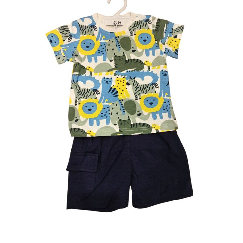 2517 Conjunto niño garvel. ROPA PARA BEBES ,PREMAMA Y COLEGIAL - DE 0 5 AÑOS INFANTIL VERANO NIÑO Conjuntos . TALLAS 3 meses. 