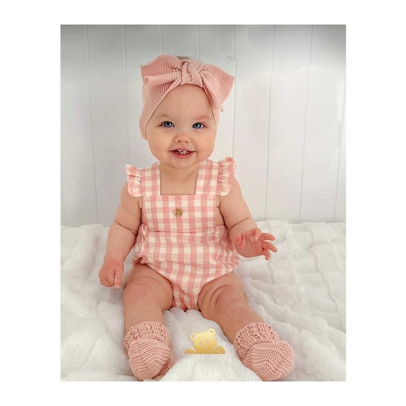 2684315 PETO CUADROS ROSA EMPOLVADO PANGASA. ROPA PARA BEBES ,PREMAMA Y COLEGIAL - DE 0 5 AÑOS INFANTIL VERANO NIÑA Ranita .