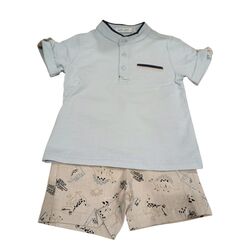 2485 Conjunto niño garvel. ROPA PARA BEBES ,PREMAMA Y COLEGIAL - DE 0 5 AÑOS INFANTIL VERANO NIÑO Conjuntos . TALLAS 12 meses. 