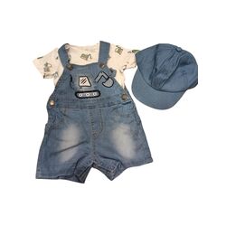 2493 Conjunto peto niño garvel. ROPA PARA BEBES ,PREMAMA Y COLEGIAL - DE 0 5 AÑOS INFANTIL VERANO NIÑO Conjuntos . TALLAS 3