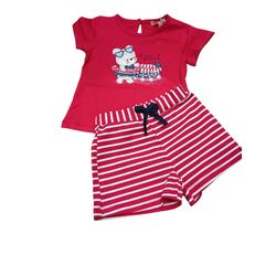 2527 Conjunto niña garvel. ROPA PARA BEBES ,PREMAMA Y COLEGIAL - DE 0 5 AÑOS INFANTIL VERANO NIÑA Conjuntos . TALLAS 12 meses. 