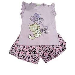 324 Conjunto niña garvel. ROPA PARA BEBES ,PREMAMA Y COLEGIAL - DE 0 5 AÑOS INFANTIL VERANO NIÑA Conjuntos . TALLAS 12 meses. 