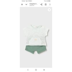 1626 Conjunto cuatro piezas GLASS mayoral. ROPA PARA BEBES ,PREMAMA Y COLEGIAL - DE 0 5 AÑOS INFANTIL VERANO RECIEN NACIDO