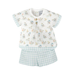 40222 CONJUNTO PANTALÓN MANGA CORTAV NIÑO AVENTURA BABIDU. ROPA PARA BEBES ,PREMAMA Y COLEGIAL - DE 0 5 AÑOS INVIERNO NIÑA