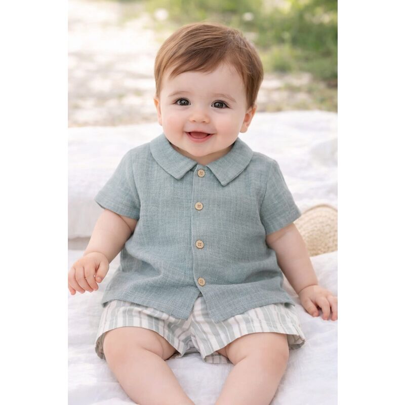 40418 CONJUNTO NILO MAYOR M/CORTA SUSURRO BABIDU. ROPA PARA BEBES ,PREMAMA Y COLEGIAL - DE 0 5 AÑOS INFANTIL VERANO NIÑO