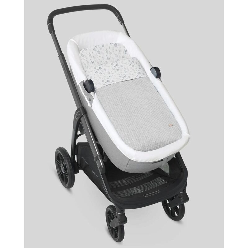 044 183284 SACO COCHE "MORIA"  PAZ RODRIGUEZ. PASEO - ACCESORIOS DE SACOS SOBRE Y PUNTO PARA CAPAZO COCHE . Color GRIS . 