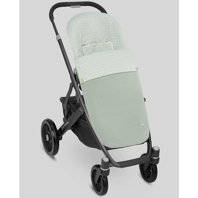 048 183327 SACO SILLA ESTRECHO "HOJARASCA" PAZ RODRIGUEZ. PASEO - ACCESORIOS DE SACOS SILLA VERANO Y ENTRETIEMPO . Color Verde. 