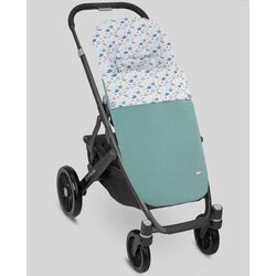 048 183361 SACO SILLA ESTRECHO "PLANETAS" PAZ RODRIGUEZ. PASEO - ACCESORIOS DE SACOS SILLA VERANO Y ENTRETIEMPO . Color Verde. 