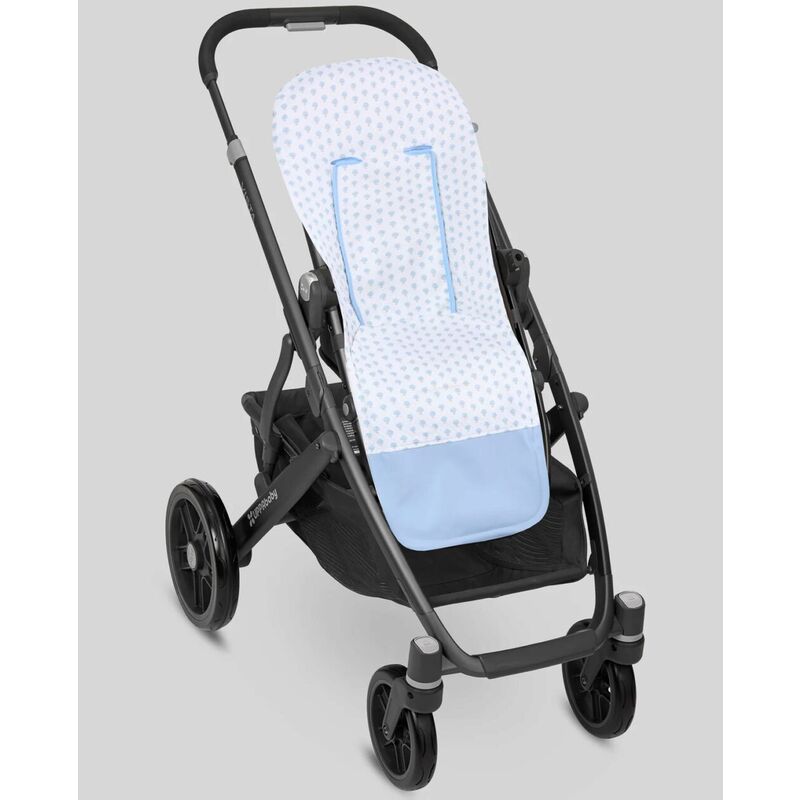 052 183280 COLCHONETA SILLA ESTRECHA "PRAVIA" AZUL PAZ RODRIGUEZ. PASEO - ACCESORIOS DE COLCHONETAS PARA SILLAS . Color Azul. 