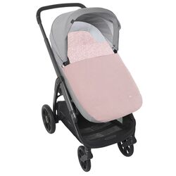 142 183700 CTO. COLCHA + BASE "AMANDE" PAZ RODRIGUEZ. PASEO - ACCESORIOS DE SACOS COCHE CAPAZO . Color Rosa. 
