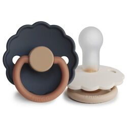 47994 PACK 2 CHUPETES SILICONA DAISY AURORA/CHAMOMILE 6+ MUSHIE. PUERICULTURA Y COMPLEMENTOS PARA BEBES . Color 0. 