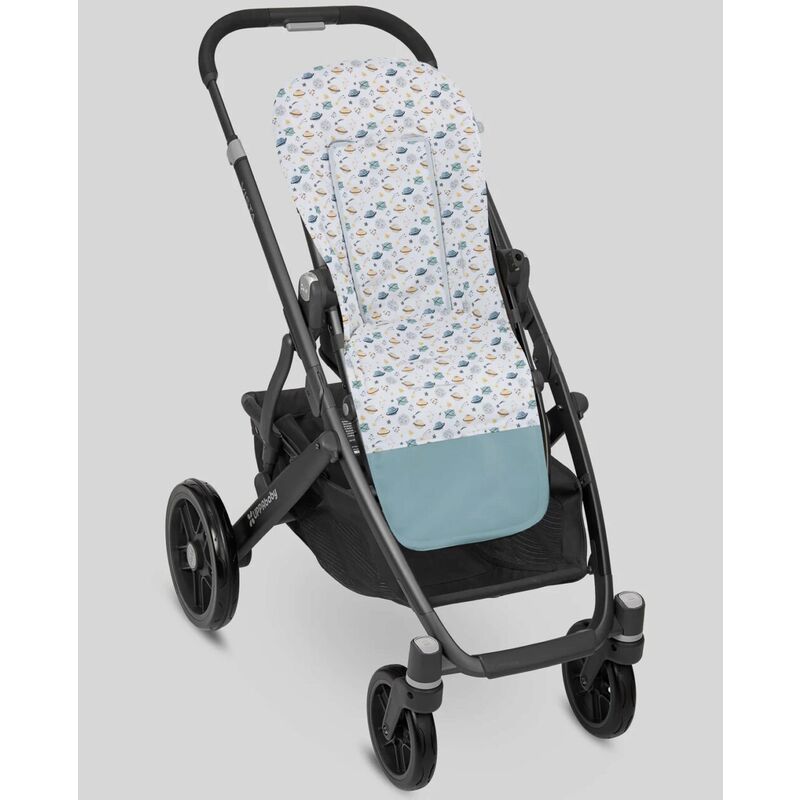 052 183363 COLCHONETA SILLA ESTRECHA "PLANETAS" PAZ RODRIGUEZ. PASEO - ACCESORIOS DE COLCHONETAS PARA SILLAS . Color Verde. 