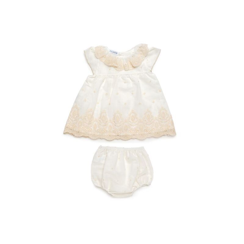 26096 JESUSITO CON BRAGA TELA ENCAJE JULIANA. ROPA PARA BEBES ,PREMAMA Y COLEGIAL - DE 0 5 AÑOS INFANTIL VERANO NIÑA Vestidos .