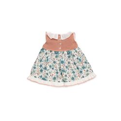 26123 VESTIDO CUERPO DE PUNTO FLORES JULIANA. ROPA PARA BEBES ,PREMAMA Y COLEGIAL - DE 0 5 AÑOS INFANTIL VERANO Vestidos NIÑA .