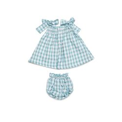 26144 VESTIDO ENGOMADO CON BRAGA CUADROS JULIANA. ROPA PARA BEBES ,PREMAMA Y COLEGIAL - DE 0 5 AÑOS INFANTIL VERANO NIÑA