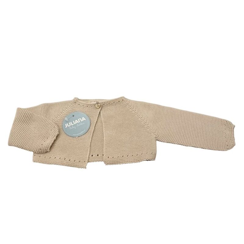 26212 CHAQUETA CORTA CREMA LINES PASACINTAS JULIANA. ROPA PARA BEBES ,PREMAMA Y COLEGIAL - DE 0 5 AÑOS INFANTIL VERANO NIÑA