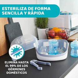 ESTERILIZADOR MICROONDAS CHICCO. PUERICULTURA Y COMPLEMENTOS PARA BEBES - COMIDA ACCESORIOS DE COCINA . Color 0. 