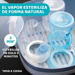 ESTERILIZADOR MICROONDAS CHICCO. PUERICULTURA Y COMPLEMENTOS PARA BEBES - COMIDA ACCESORIOS DE COCINA . Color 0. 