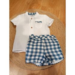 ALBA007 CONJUNTO PANTALÓN NIÑO ALBA. ROPA PARA BEBES ,PREMAMA Y COLEGIAL - DE 0 5 AÑOS INFANTIL VERANO NIÑO Conjuntos Ranita .