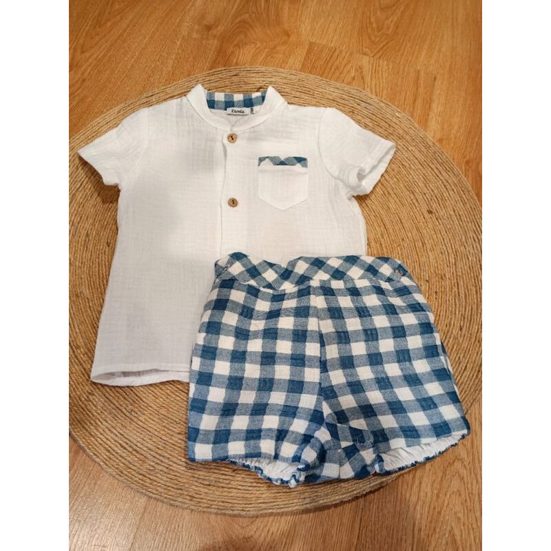 ALBA007 CONJUNTO PANTALÓN NIÑO ALBA. ROPA PARA BEBES ,PREMAMA Y COLEGIAL - DE 0 5 AÑOS INFANTIL VERANO NIÑO Conjuntos Ranita .