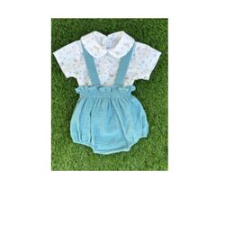 CHI027 CONJUNTO PANTALON CON TIRANTES NIÑO CHISPA. ROPA PARA BEBES ,PREMAMA Y COLEGIAL - DE 0 5 AÑOS INFANTIL VERANO NIÑO
