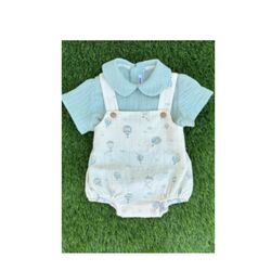CIE020 CONJUNTO PETO CON CAMISA NIÑO CIELO. ROPA PARA BEBES ,PREMAMA Y COLEGIAL - DE 0 5 AÑOS INFANTIL VERANO Conjuntos Ranita .