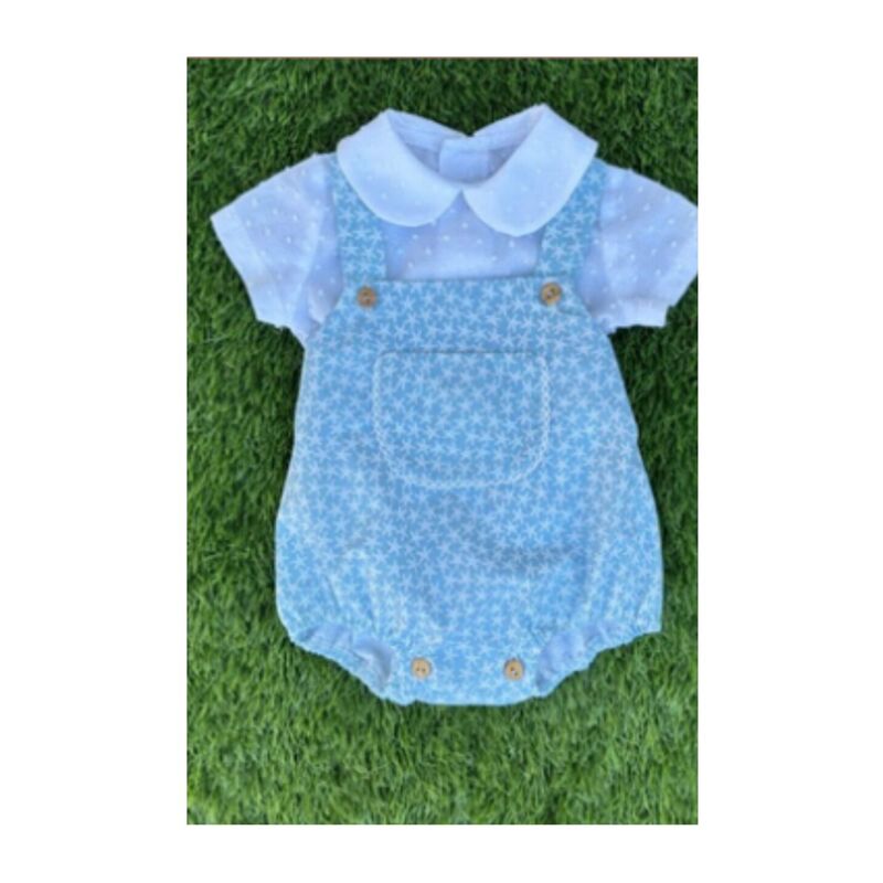 STR020 CONJUNTO CAMISA Y PETO NIÑO STAR. ROPA PARA BEBES ,PREMAMA Y COLEGIAL - DE 0 5 AÑOS INFANTIL VERANO Conjuntos Ranita NIÑO
