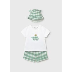1276 Conjunto pantalón corto manzana mayoral. ROPA PARA BEBES ,PREMAMA Y COLEGIAL - DE 0 5 AÑOS INFANTIL VERANO RECIEN NACIDO