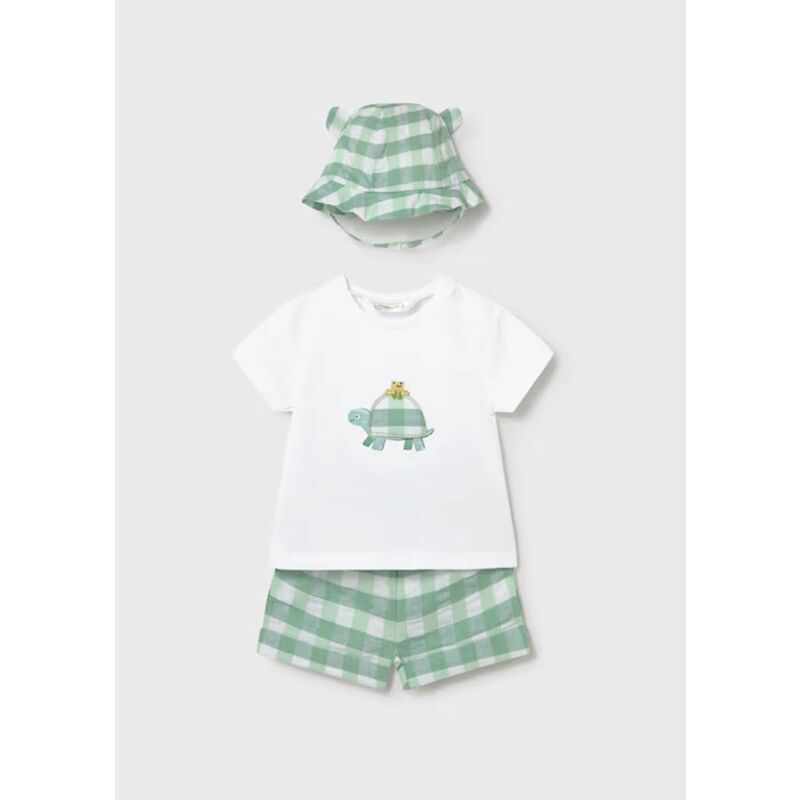 1276 Conjunto pantalón corto manzana mayoral. ROPA PARA BEBES ,PREMAMA Y COLEGIAL - DE 0 5 AÑOS INFANTIL VERANO RECIEN NACIDO