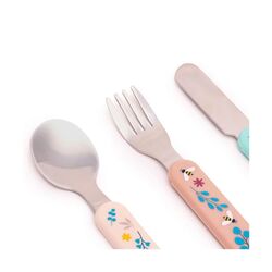89752 Cubiertos infantiles steel cutlery set dreamland miniland. PUERICULTURA Y COMPLEMENTOS PARA BEBES - COMIDA VAJILLAS