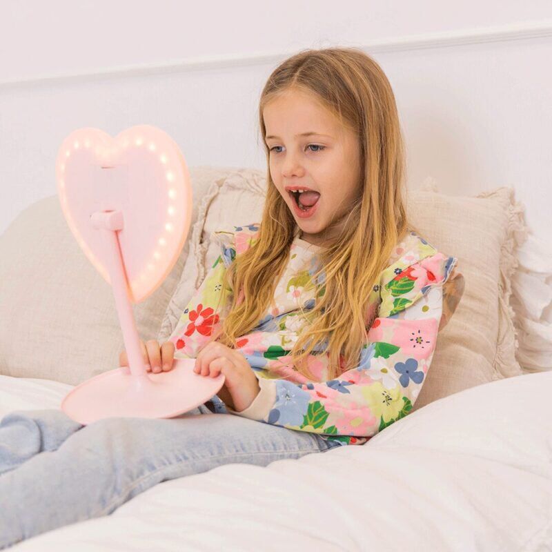 GIO- 758   InnoGIO Espejo Led GIO Heart perfect Pink Heart. JUGUETES PARA BEBE . Color 0. 