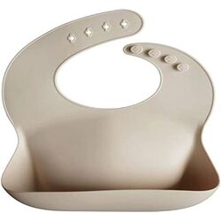 Mushie Babero de Silicona para Bebés | Baberos de Alimentación con Bolsillo MUSHIE. PUERICULTURA Y COMPLEMENTOS PARA BEBES .