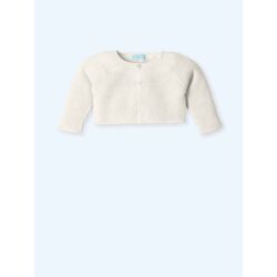 0067  Chaqueta corta sin costuras CRUDO CONEJITOS MAC ILUSION. ROPA PARA BEBES ,PREMAMA Y COLEGIAL - DE 0 5 AÑOS INFANTIL VERANO