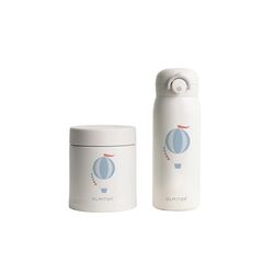 1870 SET TERMOS LIQ+SOL BEIGE BALLOON OLMITOS. PUERICULTURA Y COMPLEMENTOS PARA BEBES - COMIDA TERMOS RECIPIENTES . Color Beige.