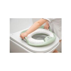 1409 Reductor wc con asas verde Olmitos. PUERICULTURA Y COMPLEMENTOS PARA BEBES - BAÑO REDUCTORES . Color Verde. 