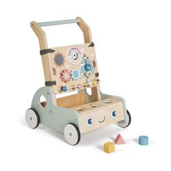 3483 Andador para bebé Monti Turquesa MS. JUGUETES PARA BEBE - DE MADERA . Color TURQUESA. 