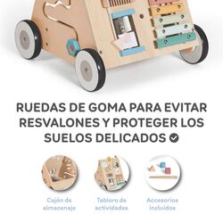 3484 Correpasillos para bebe Maxi Naranja Ms. JUGUETES PARA BEBE - DE MADERA . Color Naranja. 