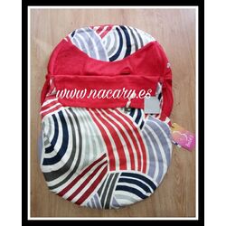 SACO MATRIX MEIRA ROJO 0876 BEBE3. OUTLET - PUERICULTURA COCHECITOS-CARRICOCHES PARA BEBE SACOS Y TEXTILES GRUPO 0 MATRIX .